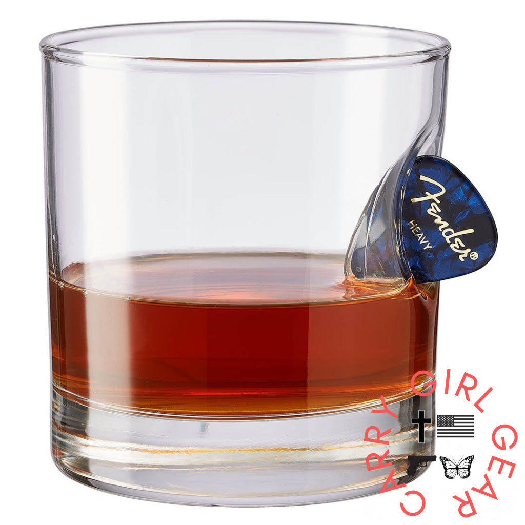 Benshot Guitar Pick Glasses No / Rocks Glass (11Oz)
