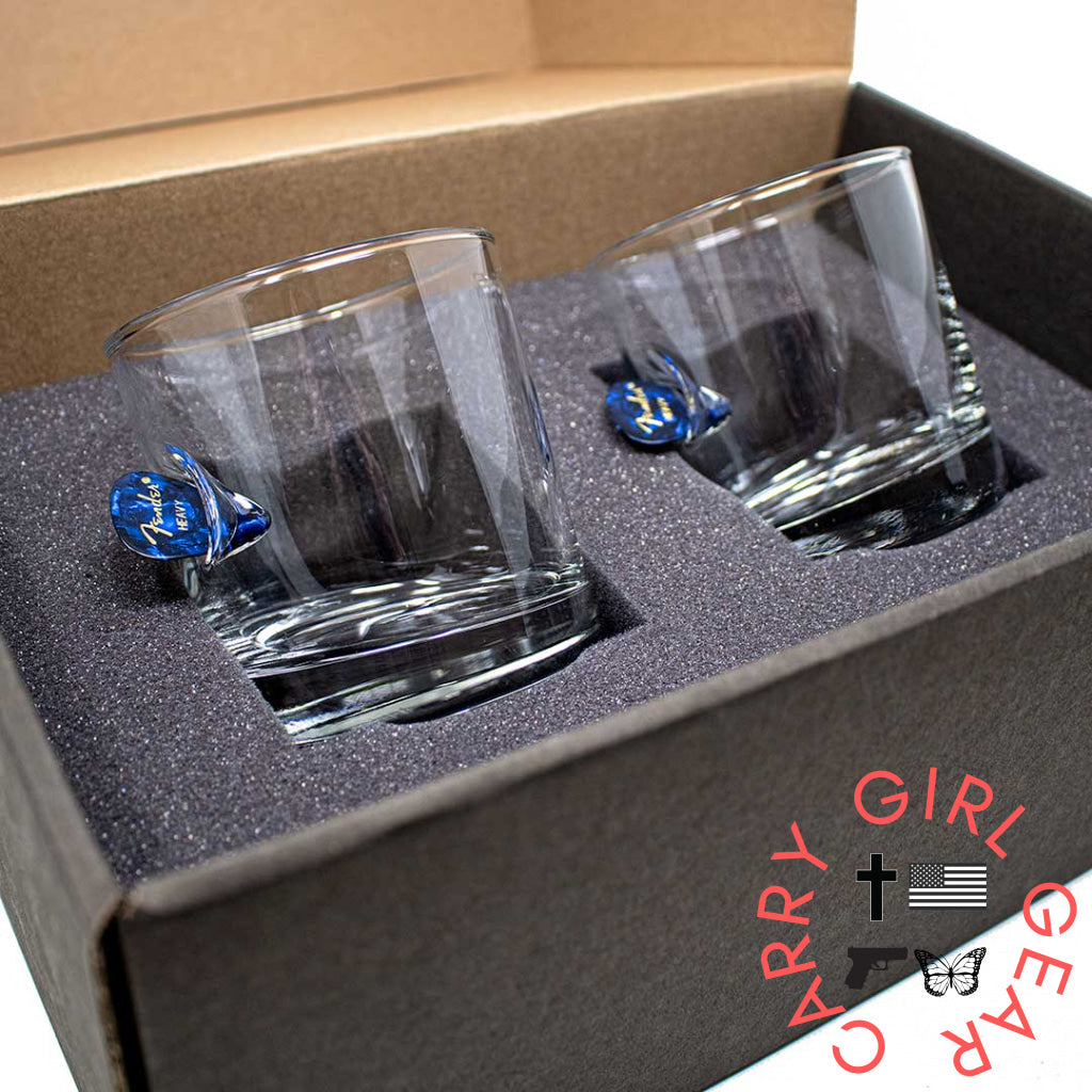 Benshot Guitar Pick Glasses Yes / Rocks Glass (11Oz)