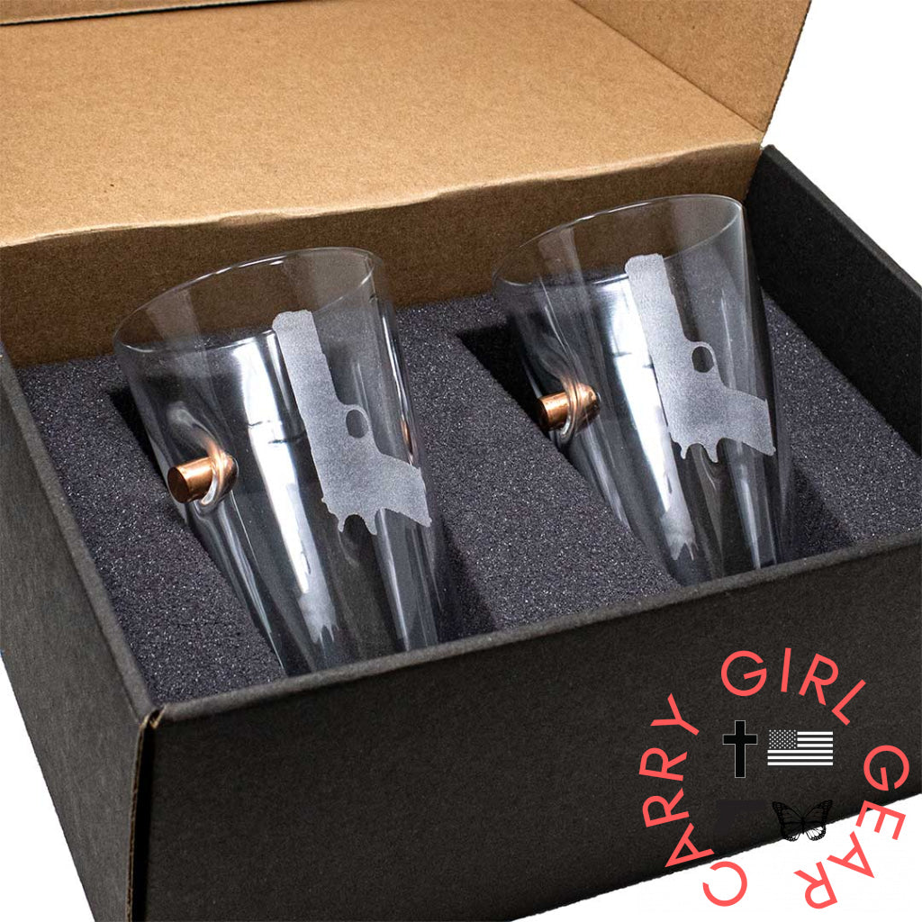 Benshot M1911 Glasses Yes / Pint Glass (16Oz)