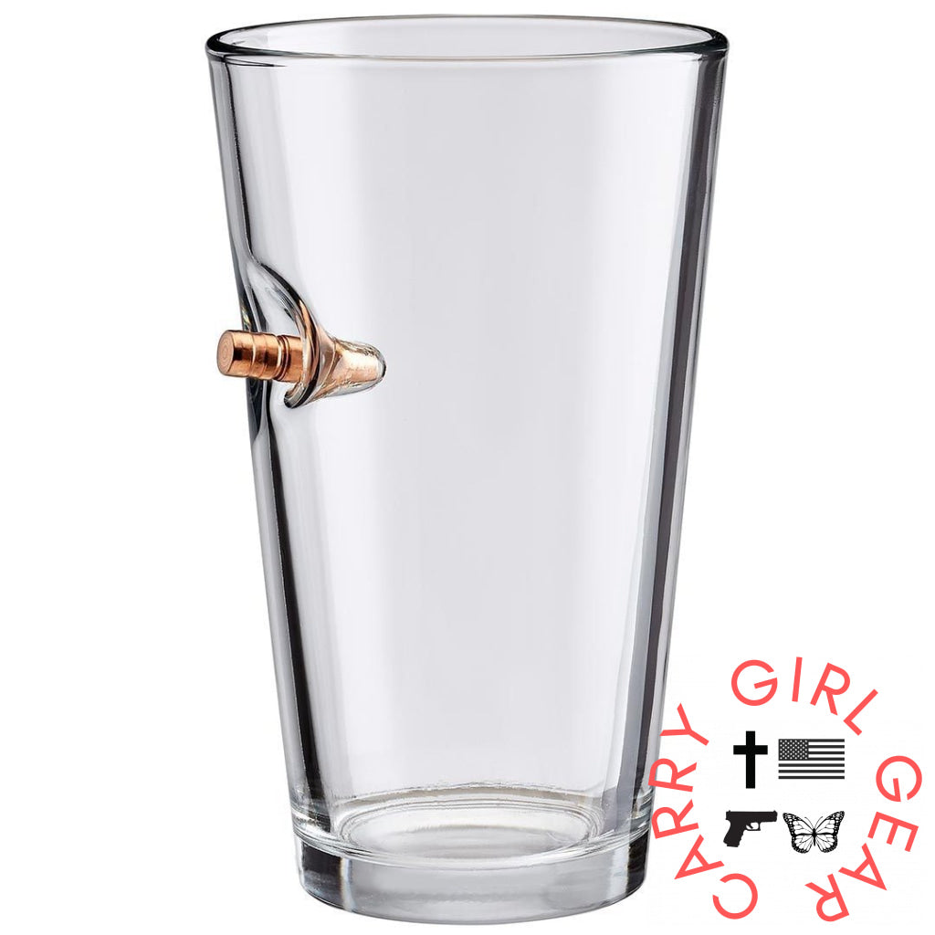 Benshot Pint Glass - 16Oz 0.308 / No Handmade