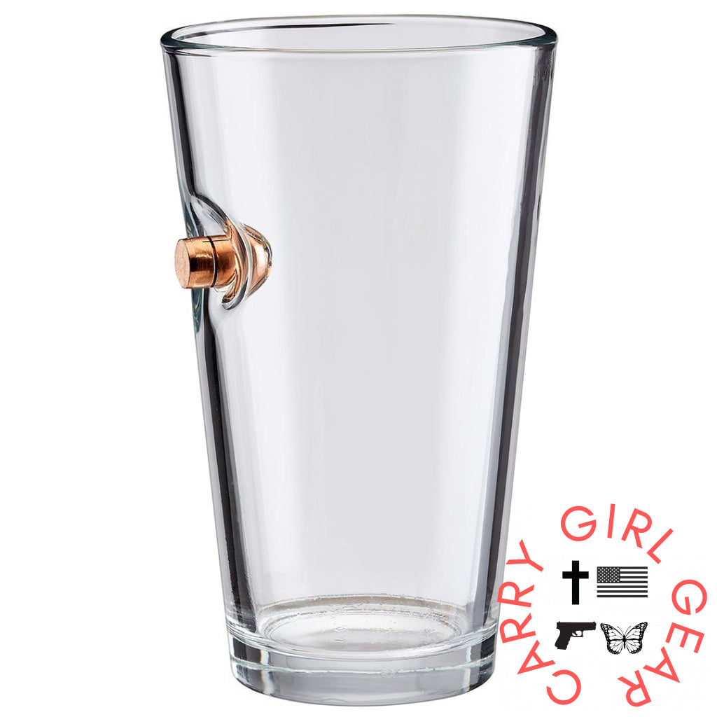 Benshot Pint Glass - 16Oz 0.45 Acp / No Handmade