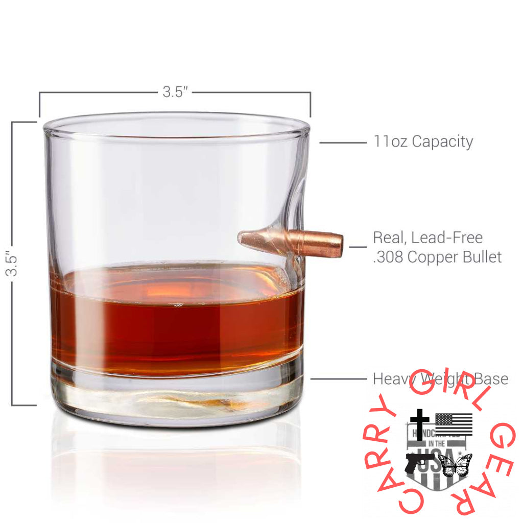 Benshot Rocks Glass - 11Oz Handmade