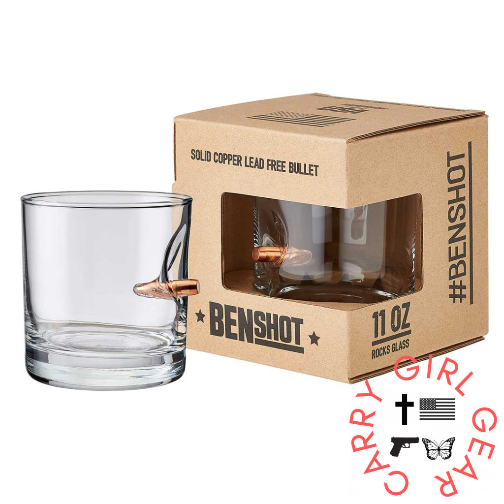 Benshot Rocks Glass - 11Oz Handmade