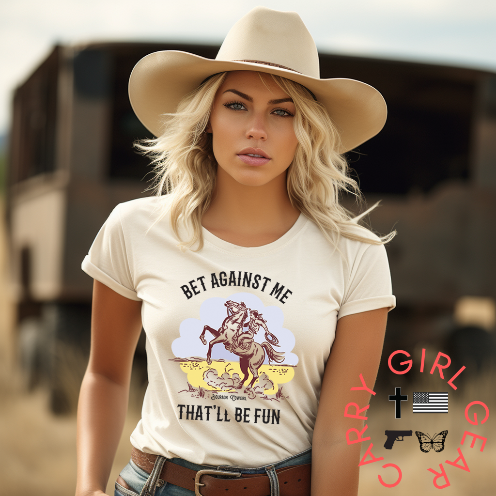 Bet Against Me That’ll Be Fun Horse T-Shirt - Bourbon Cowgirl