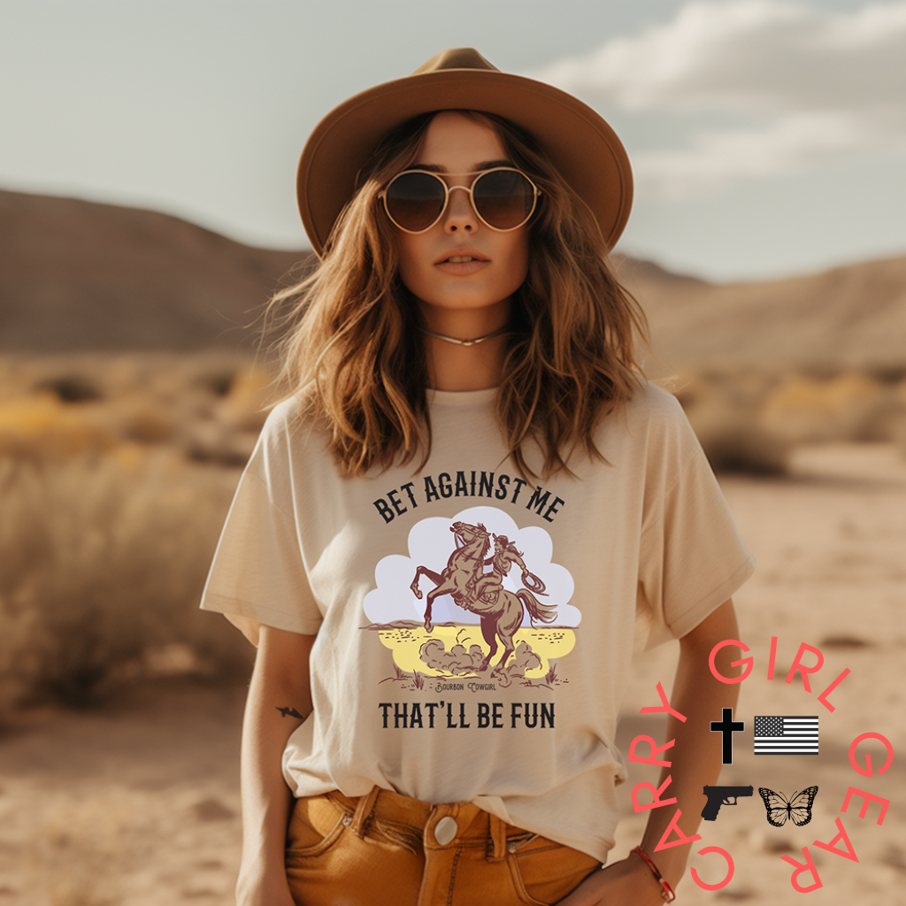 Bet Against Me That’ll Be Fun Horse T-Shirt - Bourbon Cowgirl