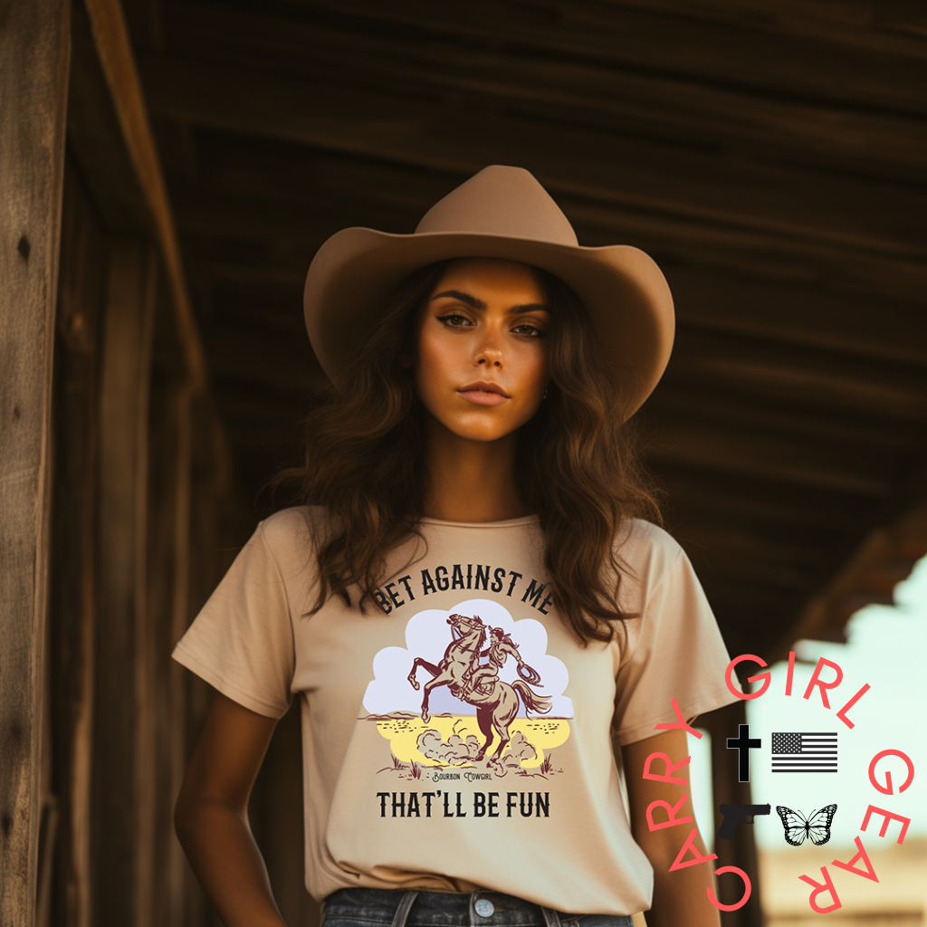 Bet Against Me That’ll Be Fun Horse T-Shirt - Bourbon Cowgirl