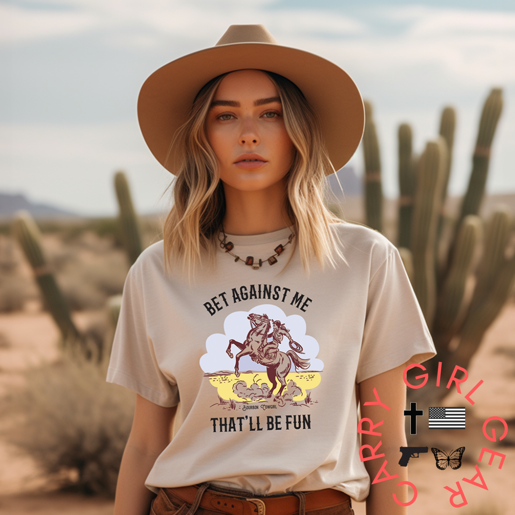 Bet Against Me That’ll Be Fun Horse T-Shirt - Bourbon Cowgirl