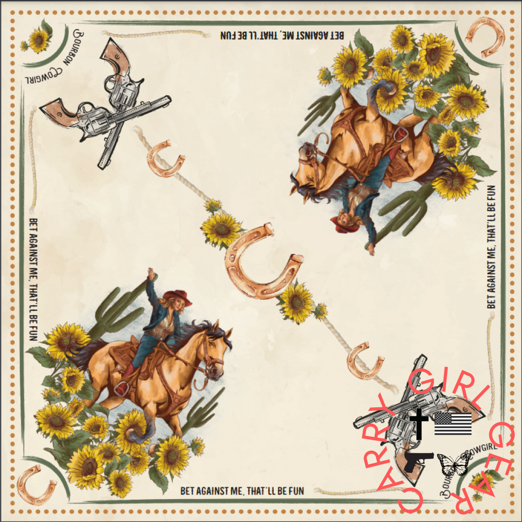 Bet Against Me That’ll Be Fun Wild Rag Scarf by Bourbon Cowgirl wildrag