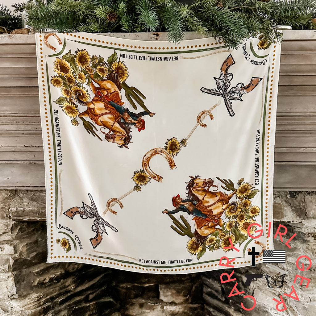 Bet Against Me That’ll Be Fun Wild Rag Scarf by Bourbon Cowgirl wildrag