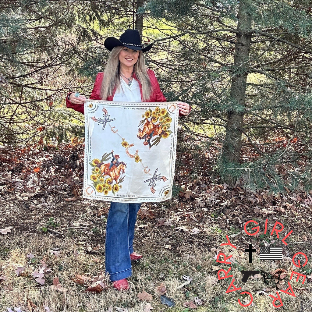 Bet Against Me That’ll Be Fun Wild Rag Scarf by Bourbon Cowgirl wildrag