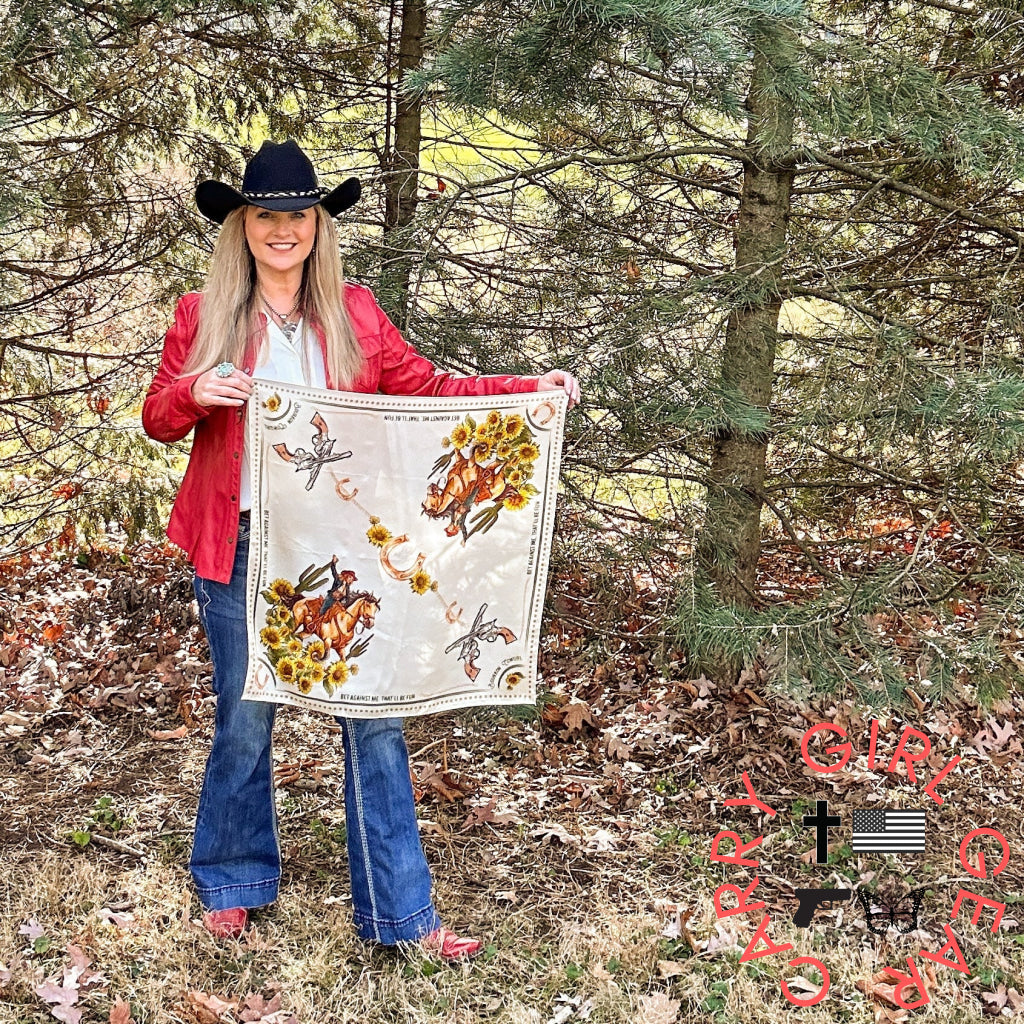 Bet Against Me That’ll Be Fun Wild Rag Scarf by Bourbon Cowgirl wildrag