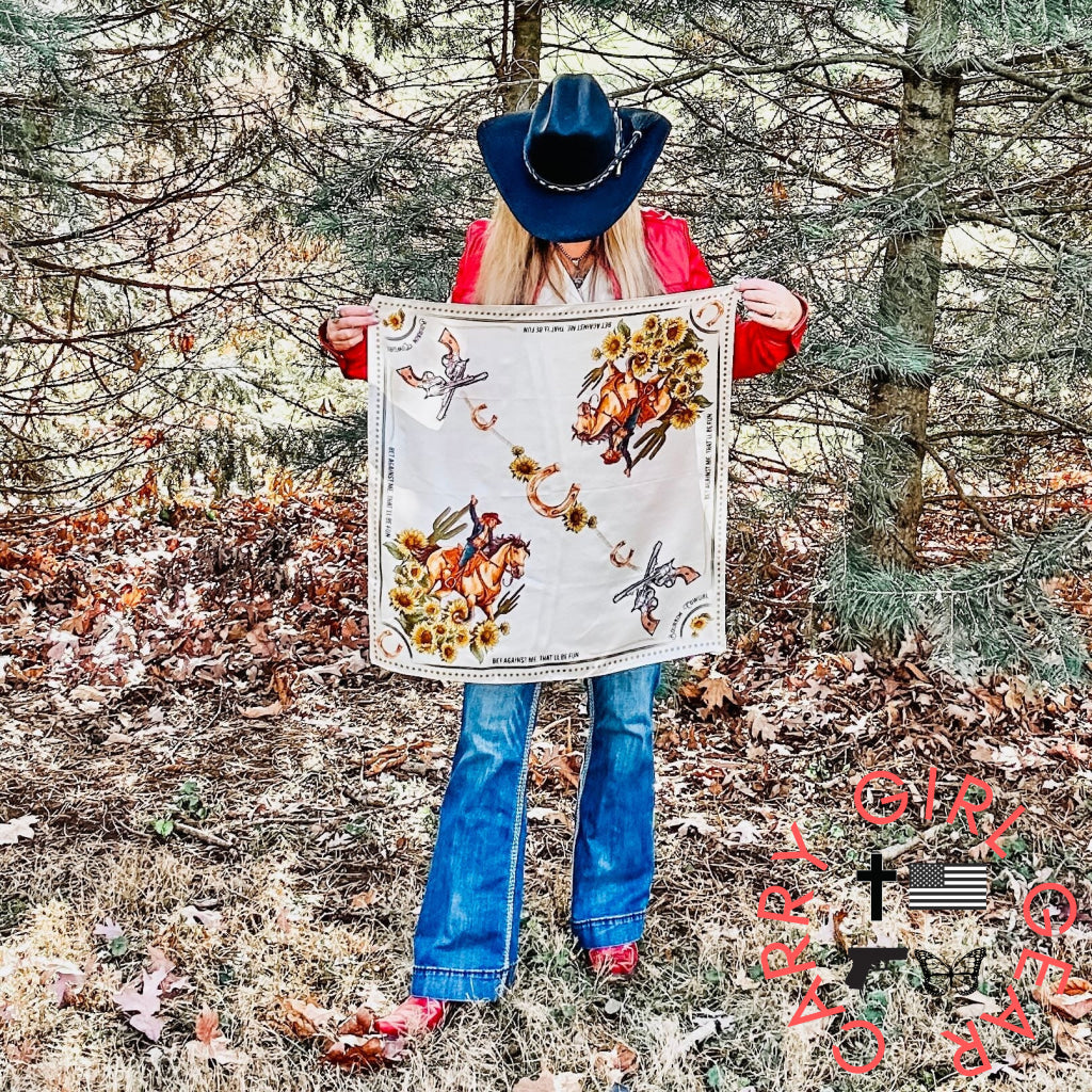 Bet Against Me That’ll Be Fun Wild Rag Scarf by Bourbon Cowgirl wildrag