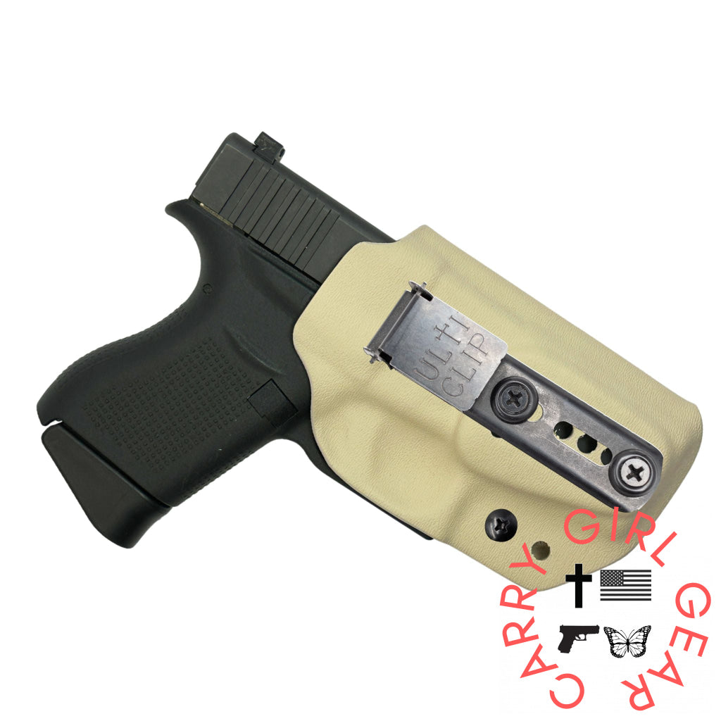 Betty 2.0 IWB Holster for Kahr P380 Classic Nude / Right Hand / Ulticlip 3+ Betty 2.0