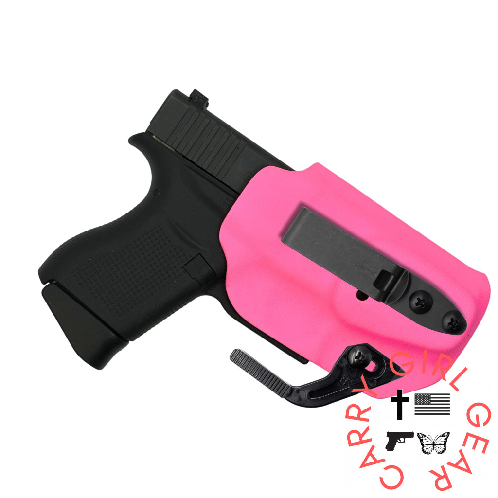 Betty 2.0 IWB Holster for Keltec P3AT Neon Pink / Right Hand / DCC Mod 4 Shorty Betty 2.0