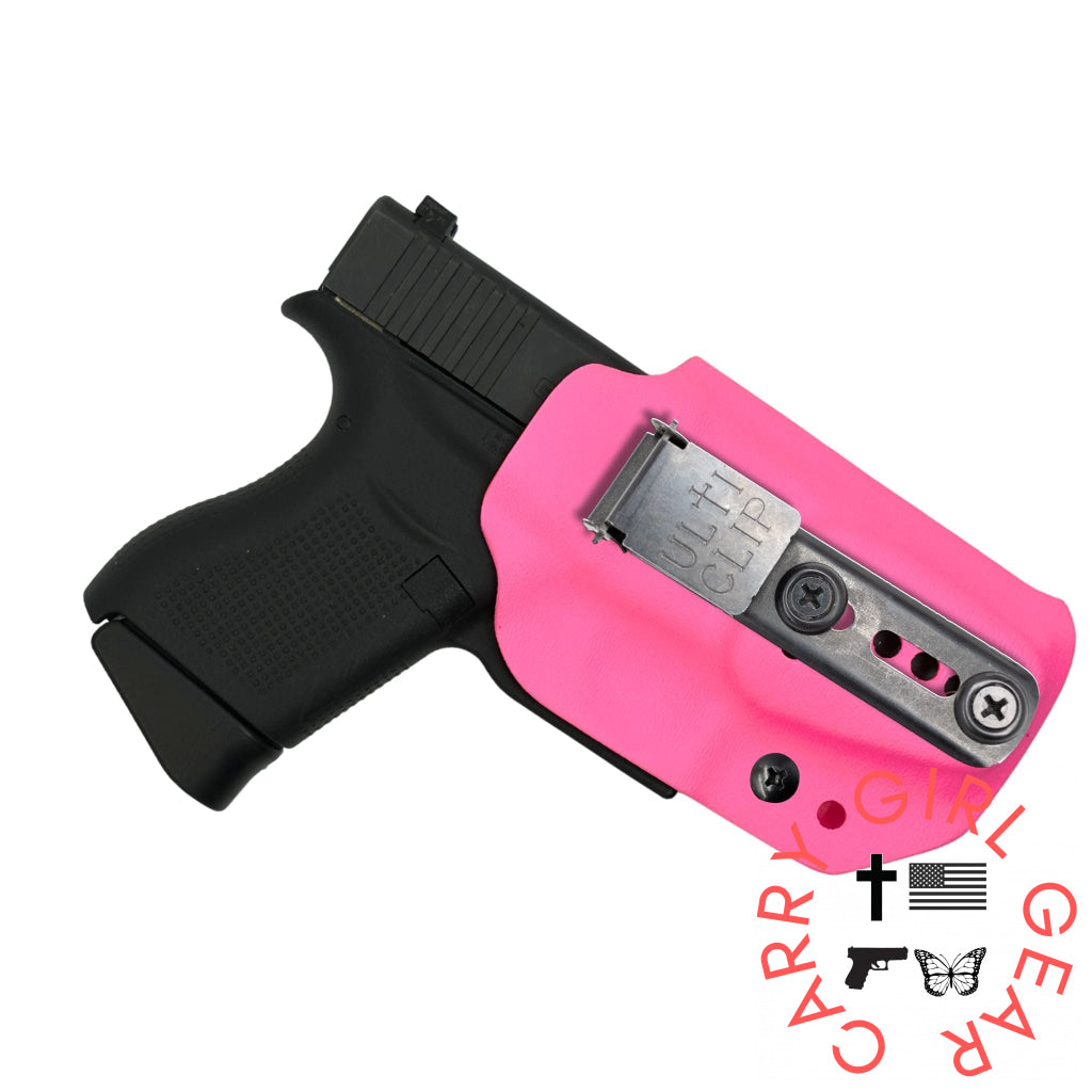 Betty 2.0 IWB Holster for Keltec PF9 Neon Pink / Right Hand / Ulticlip 3+ Betty 2.0