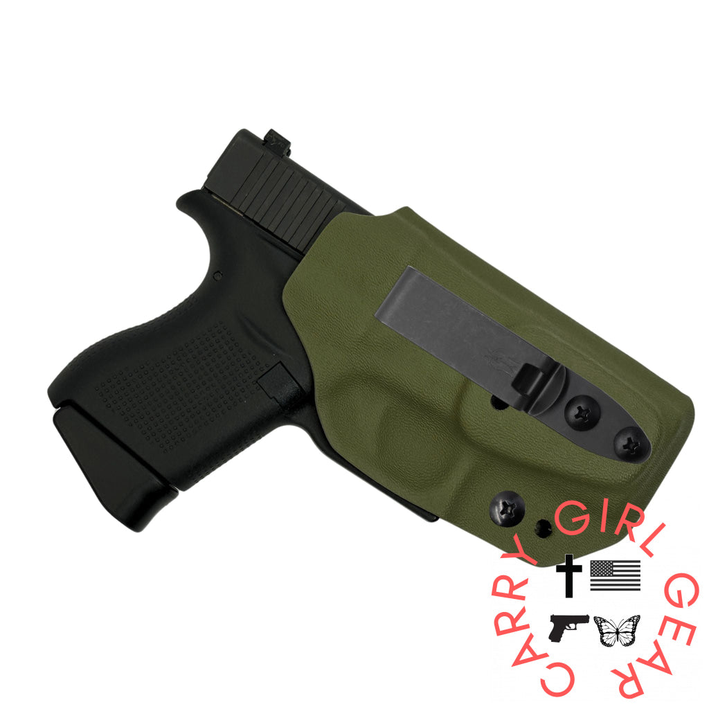 Betty 2.0 IWB Holster for Sig P365 ROSE.380 Leaf Green / Right Hand / DCC Mod 4 Shorty Betty 2.0