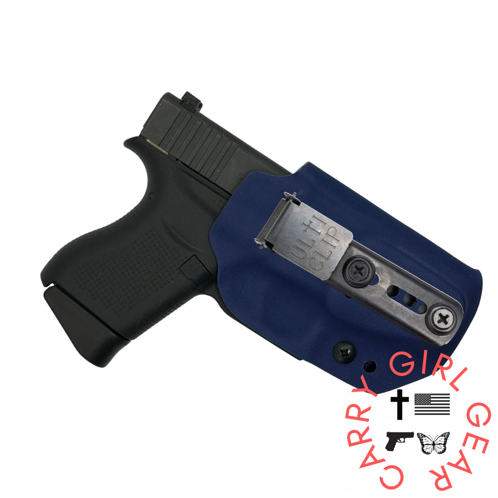 Betty 2.0 IWB Holster for Smith & Wesson Bodyguard.38 Revolver Police Blue / Right Hand / Ulticlip 3+ Betty 2.0
