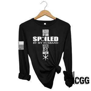 Blessed Spoiled & Protected Long Sleeve Black / Xs