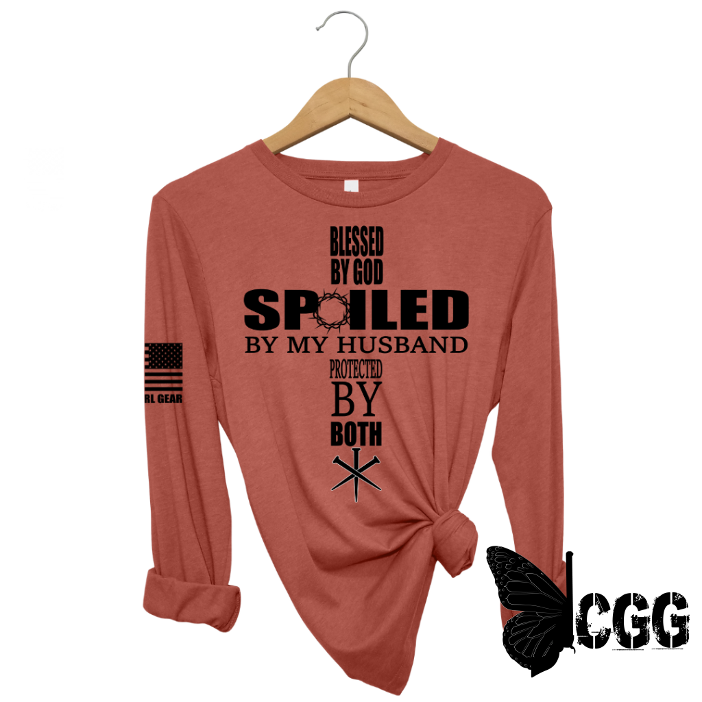 Blessed Spoiled & Protected Long Sleeve Clay / Xs