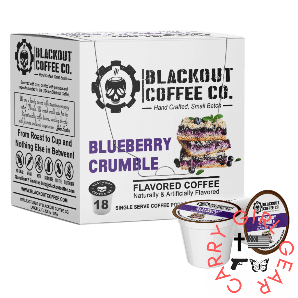 BLUEBERRY CRUMBLE FLAVORED COFFEE PODS 18CT Coffee Pods & Capsules