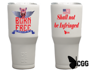 Born Free White Tumbler 30Oz / White Tumblers