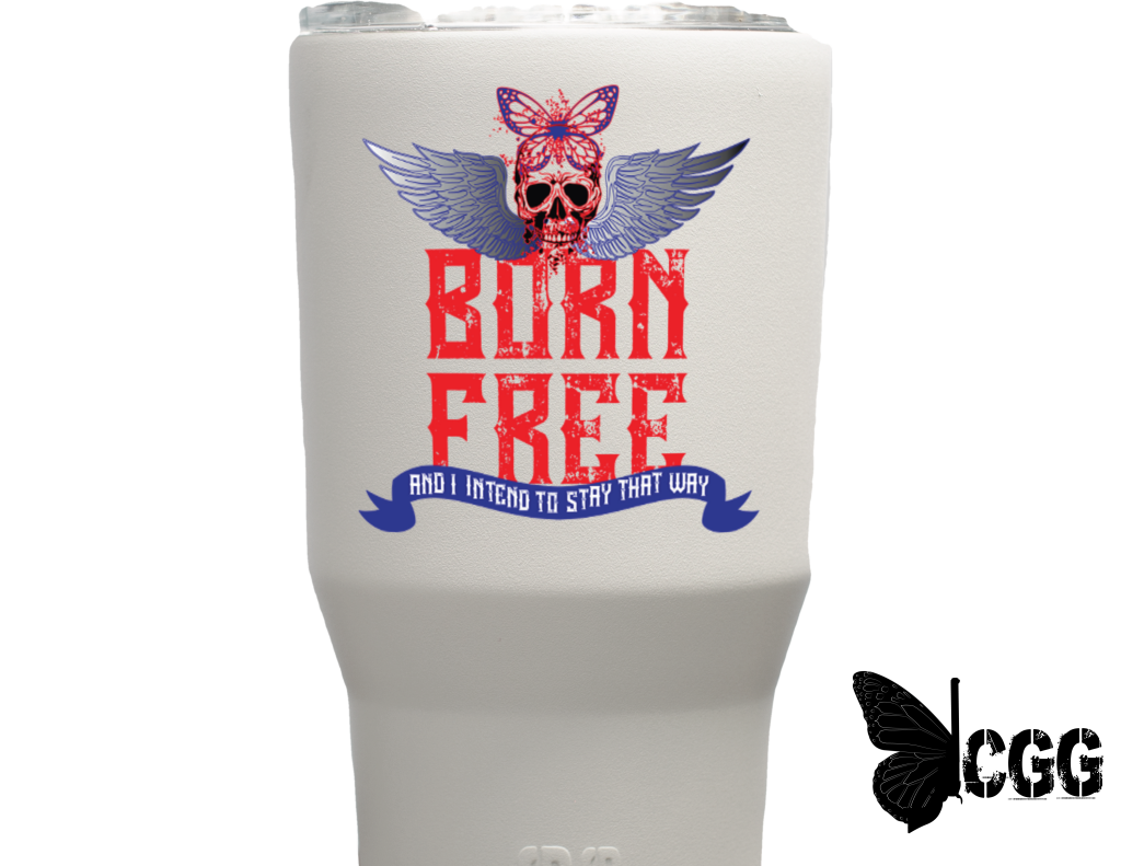 Born Free White Tumbler 30Oz Tumblers