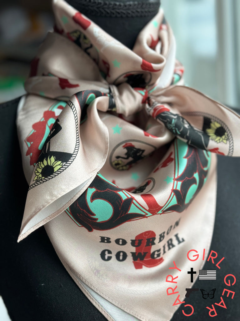 Bourbon Cowgirl Pattern Wild Rag | Rodeo Wildrags at Bourbon Cowgirl wildrag