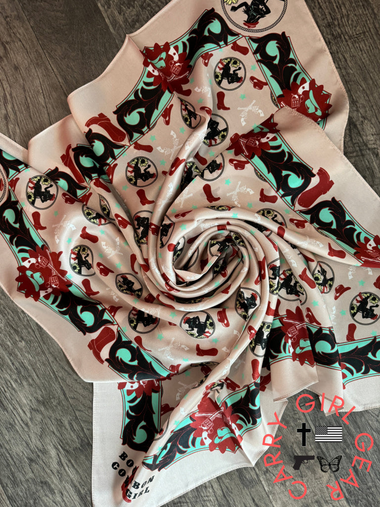 Bourbon Cowgirl Pattern Wild Rag | Rodeo Wildrags at Bourbon Cowgirl wildrag