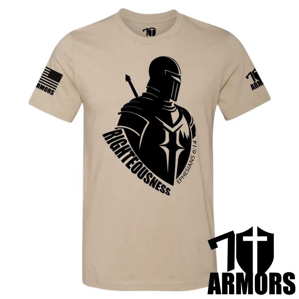 Breastplate Of Righteousness T-Shirt Sm / Fde T-Shirts