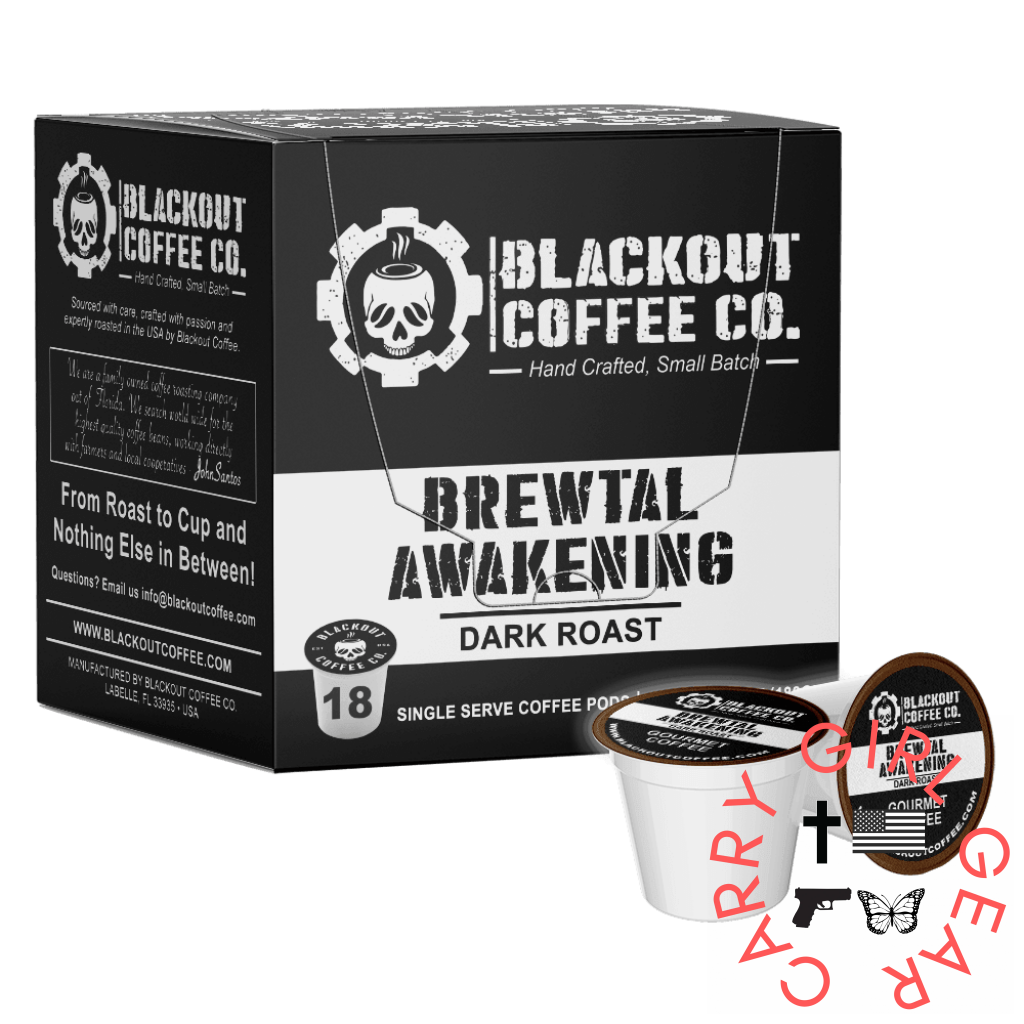 BREWTAL AWAKENING DARK ROAST COFFEE PODS 18CT Coffee Pods & Capsules