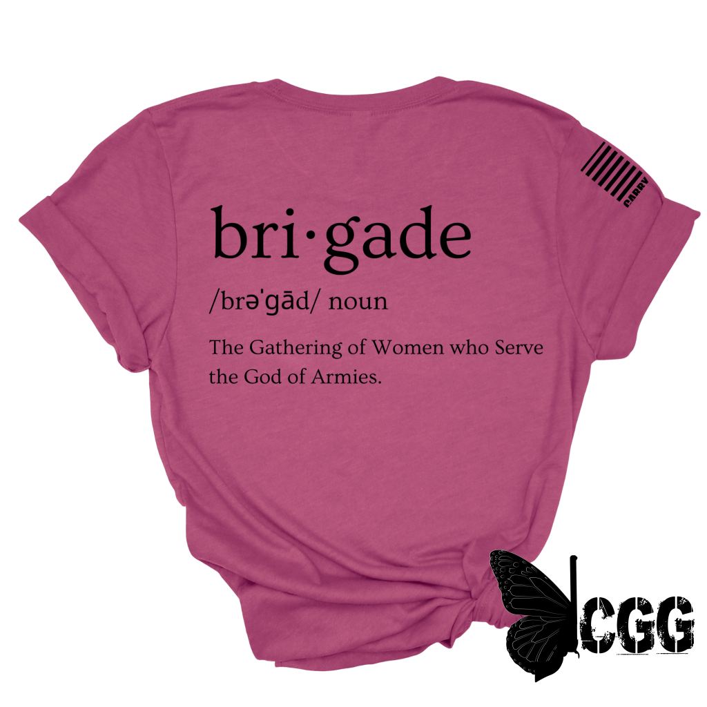 Brigade Tee Xs / Heather Magenta Unisex Cut Cgg Perfect Tee