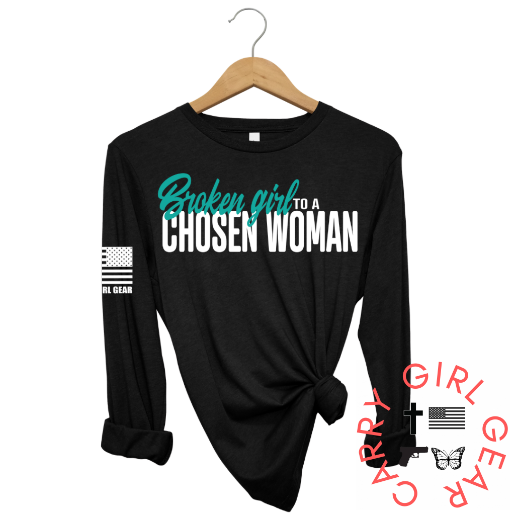 Broken To Chosen Long Sleeve Black / Xs