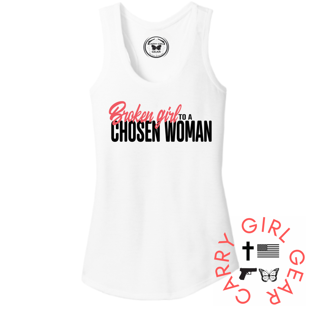 Broken To Chosen Tank Top Xs / White Tank Top