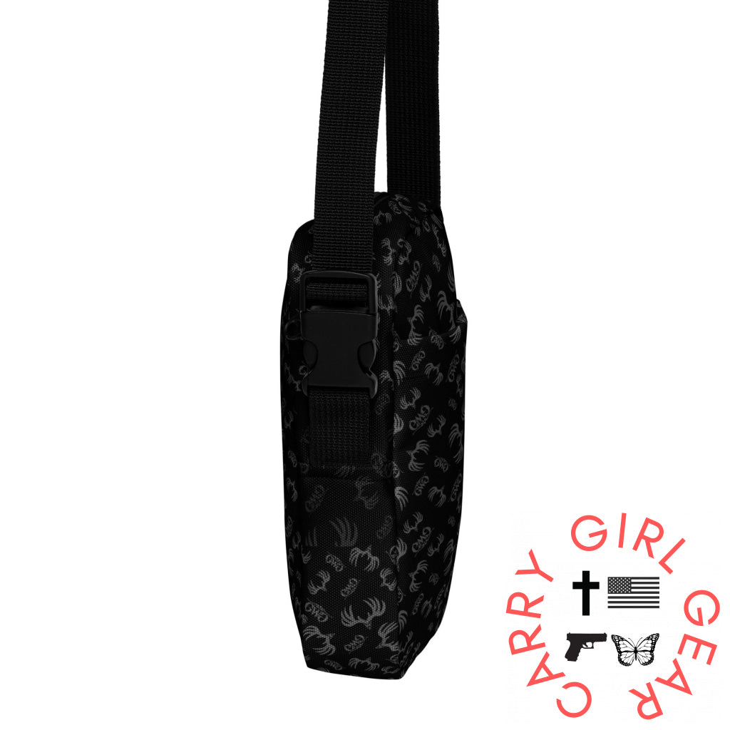 Buck Burnout Crossbody Bag Handbag