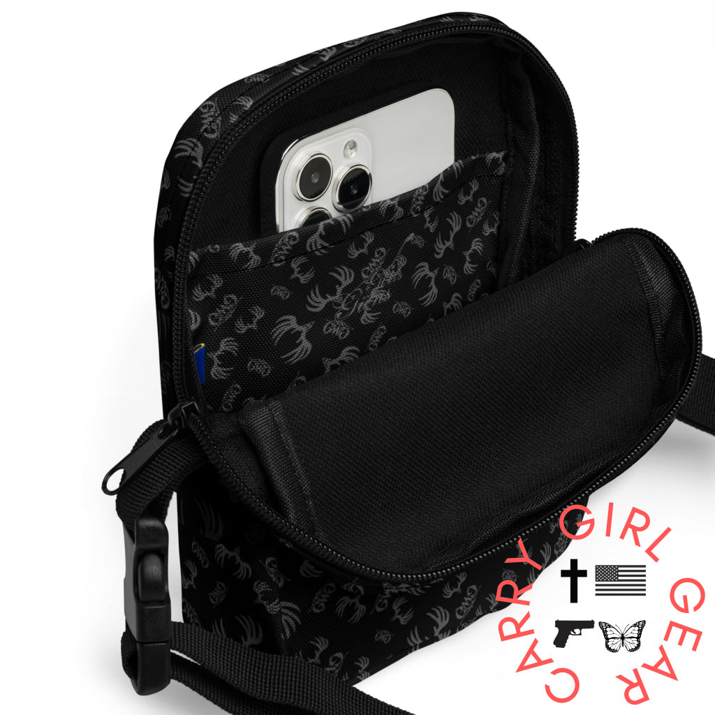 Buck Burnout Crossbody Bag Handbag