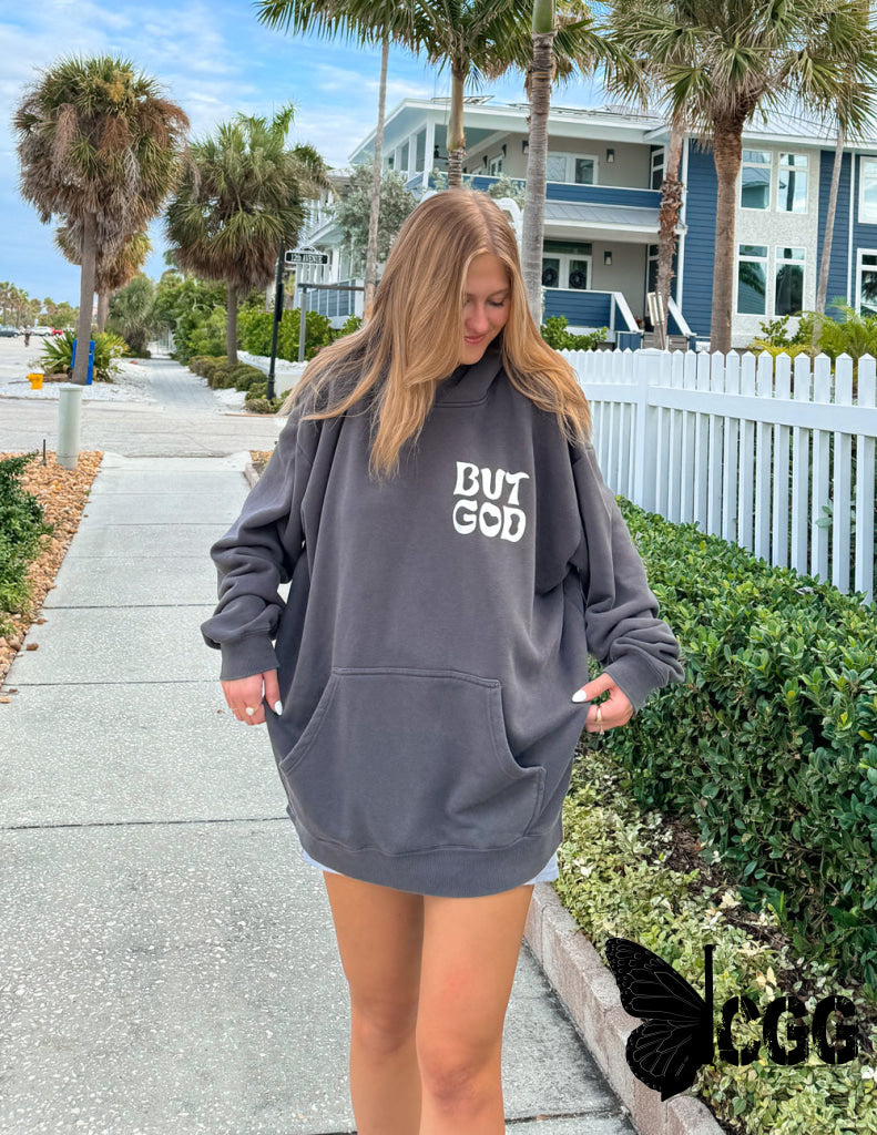 But God Grey Unisex Hoodie Xs