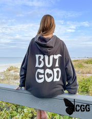 But God Grey Unisex Hoodie Xs