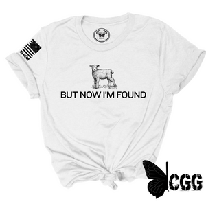 But Now I’m Found Tee Xs / White Unisex Cut Cgg Perfect Tee