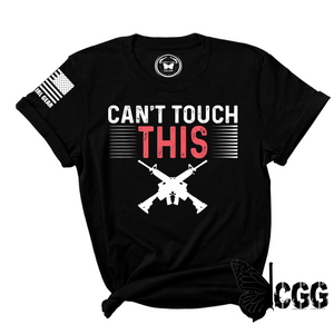 Cant Touch This Tee Xs / Black Unisex Cut Cgg Perfect Tee
