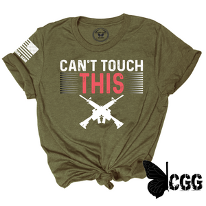 Cant Touch This Tee Xs / Olive Unisex Cut Cgg Perfect Tee