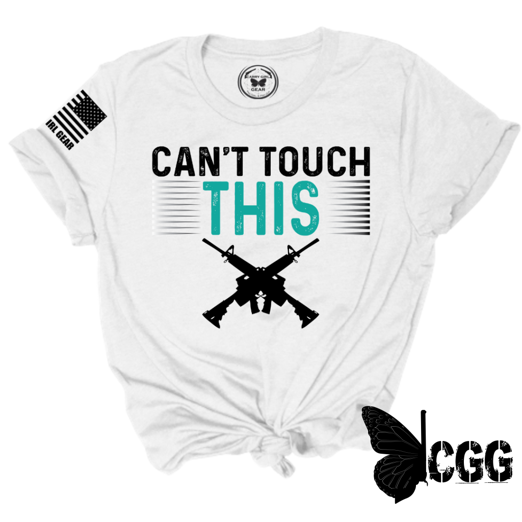 Cant Touch This Tee Xs / White Unisex Cut Cgg Perfect Tee