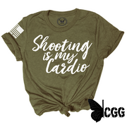 Cardio Tee Xs / Olive Unisex Cut Cgg Perfect Tee