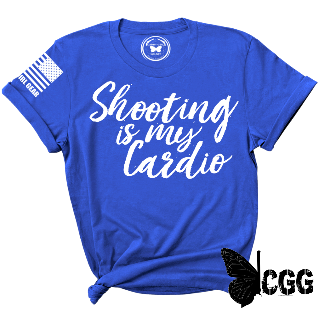 Cardio Tee Xs / Royal Blue Unisex Cut Cgg Perfect Tee