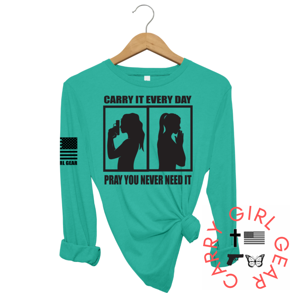 Carry & Pray Long Sleeve Jade / Xs