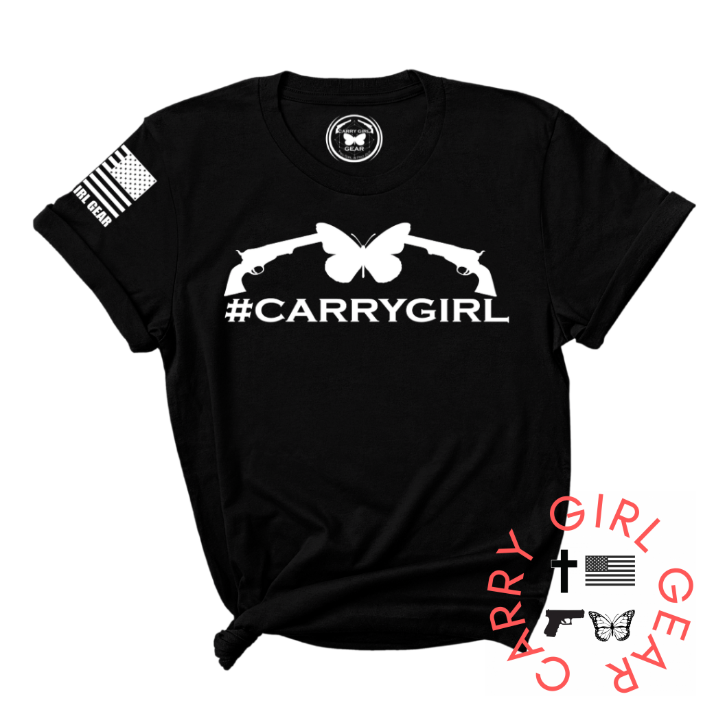 #Carrygirl Tee Xs / Black Unisex Cut Cgg Perfect Tee