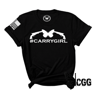#Carrygirl Tee Xs / Black Unisex Cut Cgg Perfect Tee