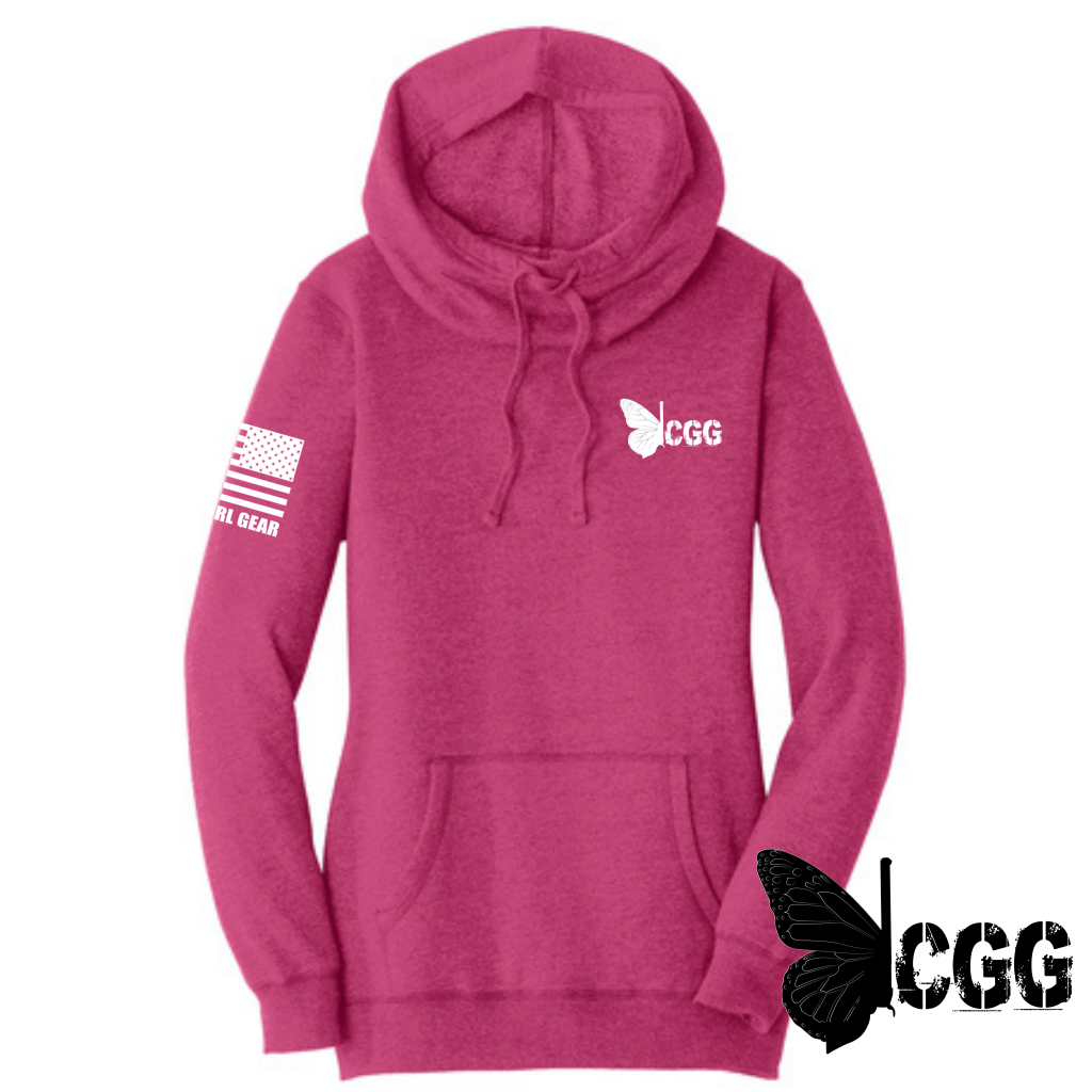 Cgg Cowl Hoodie Xs / Pink Hoodie