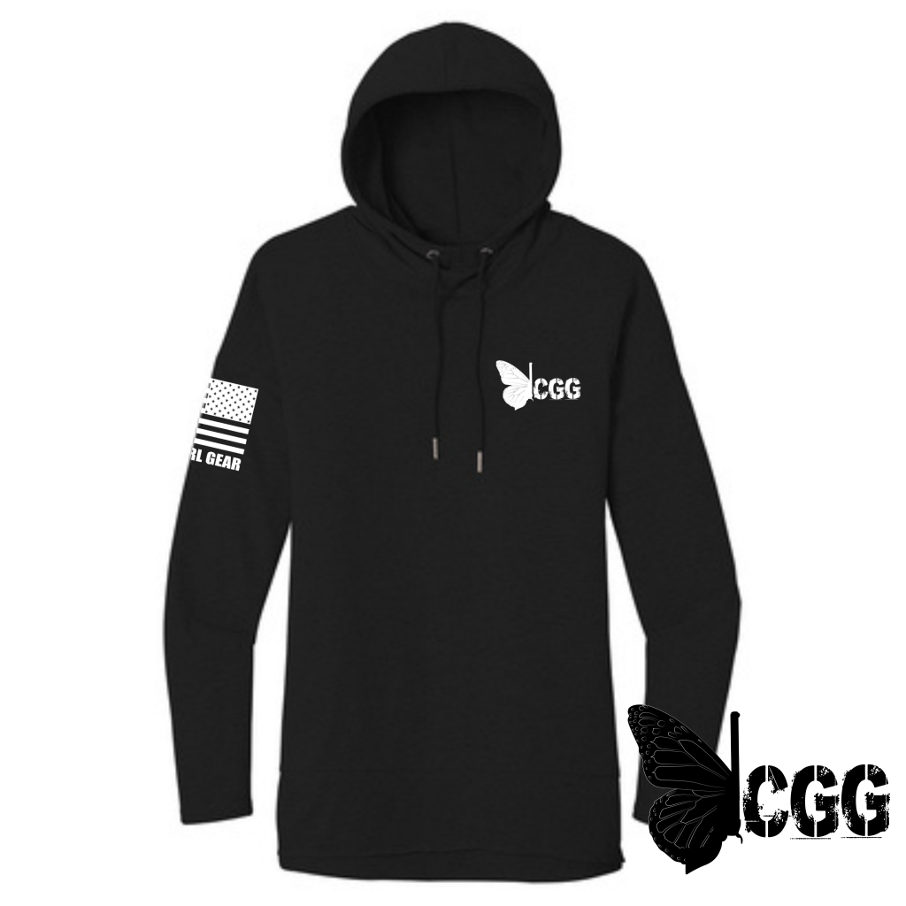 Cgg Featherweight Hoodie Xs / Black Lightweight Hoodie