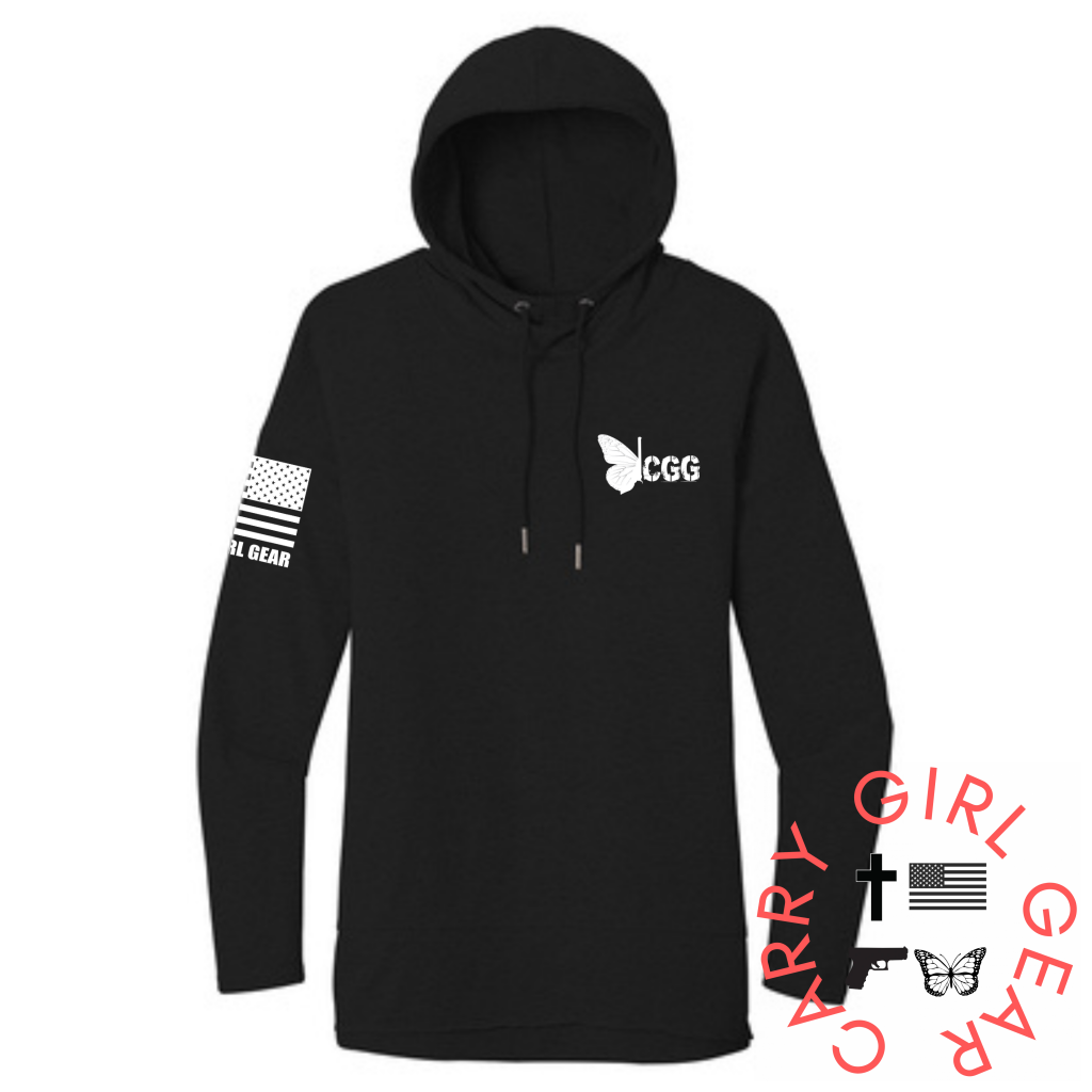 Cgg Featherweight Hoodie Xs / Black Lightweight Hoodie