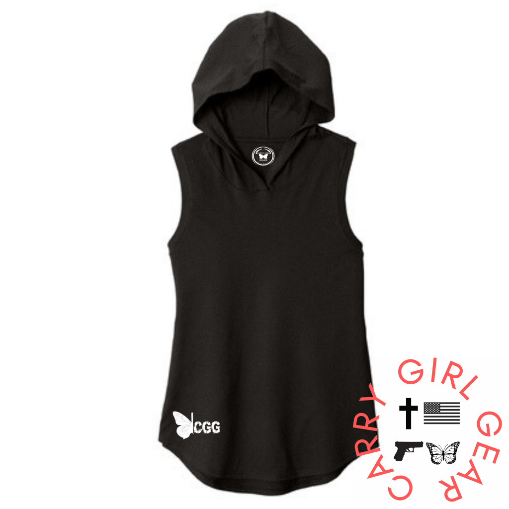 Cgg Hoodie Tank Xs / Black
